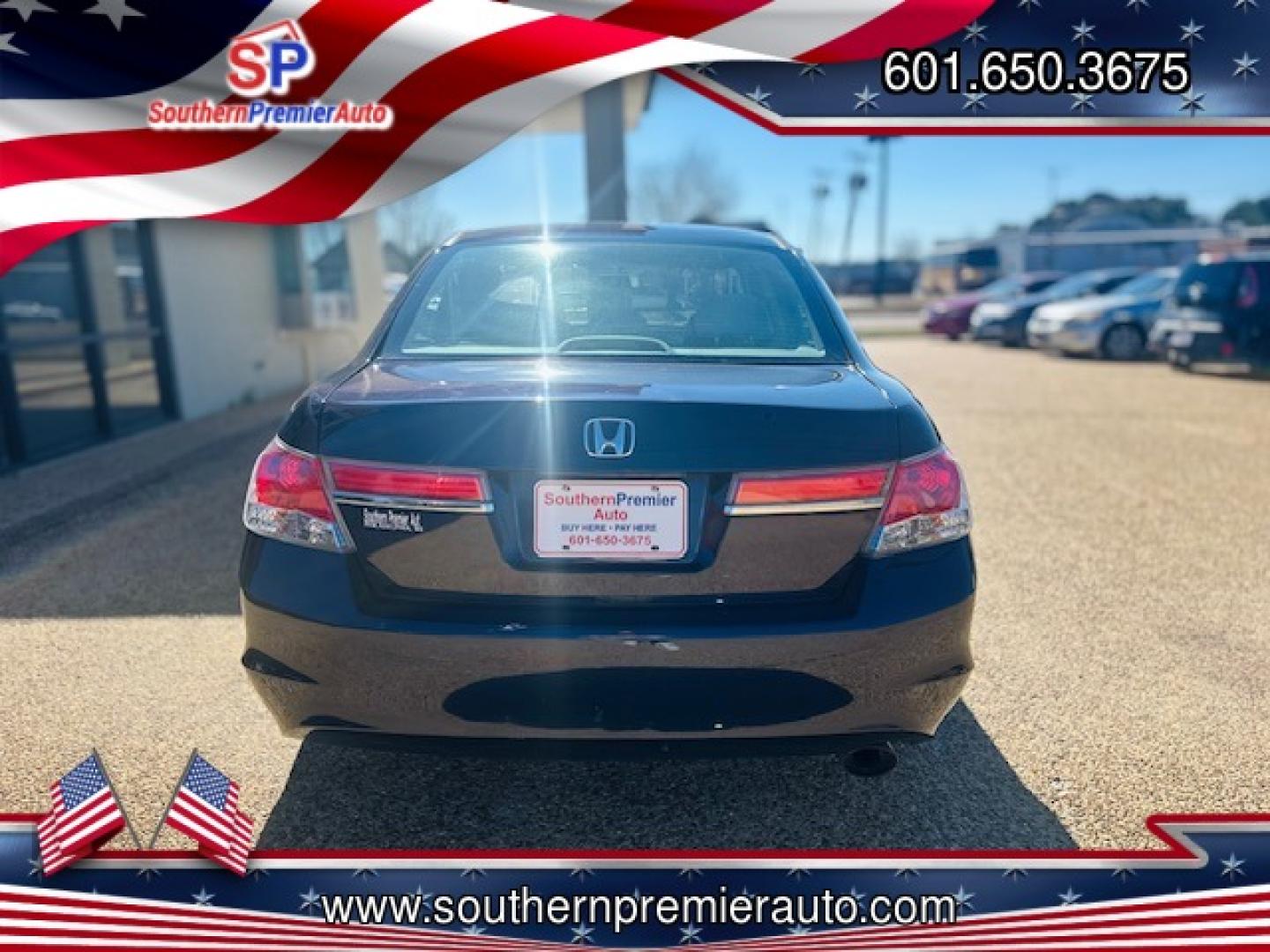 2012 BLUE HONDA ACCORD LX (1HGCP2F34CA) , located at 922 W. Beacon St., Philadelphia, MS, 39350, (601) 650-3675, 32.770447, -89.127151 - Photo#4